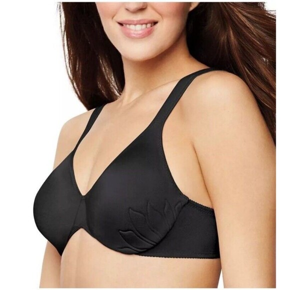 Bali Lift Full-Figure Bra 3353 Black Size 34DD Shaped Stitch Free - Picture 1 of 10